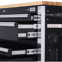 HDRC5212 Armoire mobile de s&eacute;rie HD, 12 tiroirs, 51-1/4" la x 21" p x 40-3/10" h, Noir Ontario Safety Products