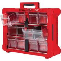 PACKOUT Tilt Bin Organizer, 15-1/5" x 19-7/10" x 6-7/10", Black/Red Ontario Safety Products