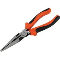 Long Nose Pliers with Comfort Handles, 8" L Ontario Safety Products