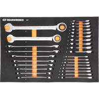 MEGAMOD Metric Mechanics Tool Set in Modular Foam Trays with Rolling Cabinet, 358 Pieces Ontario Safety Products