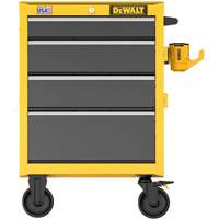 Heavy-Duty Rolling Tool Chest, 4 Drawers, 26" W x Yellow Ontario Safety Products