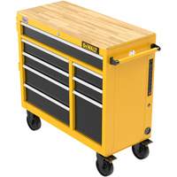 Heavy-Duty Mobile Workstation, 8 Drawers, 40" W x Yellow Ontario Safety Products