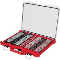 Jeu de cliquets et douilles m&eacute;triques/SAE avec organisateur PACKOUT &agrave; profil bas, 98 Mcx, Prise de 3/8" Ontario Safety Products