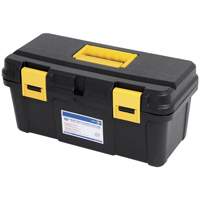 Coffre &agrave; outils portatif en plastique JPTB-16, 16" la x 8" p x 7-1/2" h, Noir Ontario Safety Products