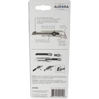 Couteau professionnel de 18 mm avec verrouillage &agrave; cliquet, Acier inoxydable, Robuste, Prise en Plastique Ontario Safety Products