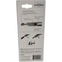 Couteau r&eacute;tractable de 25 mm, Acier inoxydable, Robuste, Prise en Caoutchouc Ontario Safety Products