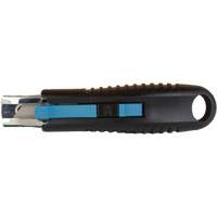 Couteau de s&eacute;curit&eacute; r&eacute;tractable standard, Acier inoxydable, Prise en Caoutchouc Ontario Safety Products