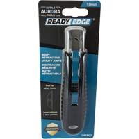 Couteau de s&eacute;curit&eacute; r&eacute;tractable standard, Acier inoxydable, Prise en Caoutchouc Ontario Safety Products