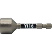 Impactech&reg; Nut Driver, 9/16" Tip, 1/4" Drive, 2-9/16" L, Magnetic Ontario Safety Products