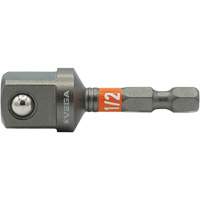 Impactech&reg; Impact Socket Adapter, 1/4" Drive Size, 1/2" Male Size, 2" L Ontario Safety Products