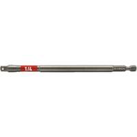 Impactech&reg; Impact Socket Adapter, 1/4" Drive Size, 1/4" Male Size, 6" L Ontario Safety Products