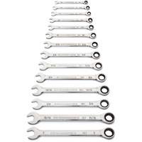 90-Tooth 12 Point SAE Wrench Set, Ratcheting Combination, 14 Pieces, Imperial Ontario Safety Products