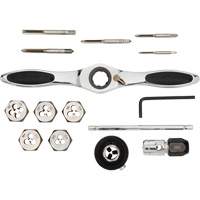 Jeu de tarauds et fili&egrave;res &agrave; cliquet m&eacute;triques, 15 Morcea Ontario Safety Products