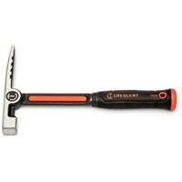 Brick Hammer, 15 oz., Solid Steel Handle, 7" L Ontario Safety Products