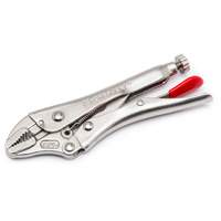 Locking Pliers with Wire Cutter, 7" Length, Curved Jaw Ontario Safety Products