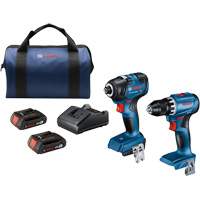 2-Tool Combo Kit, Lithium-Ion, 18 V Ontario Safety Products