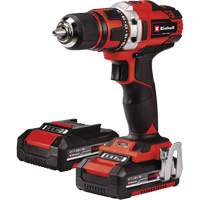 Cordless Drill/Driver Kit, Lithium-Ion, 18 V, 1/2" Chuck, 354 in-lbs Torque Ontario Safety Products