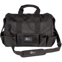 Sac &agrave; outils Phantom 18" pour entrepreneur, Polyester balistique, 25 pochettes, Noir Ontario Safety Products