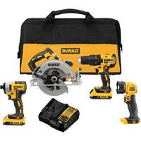 MAX* Cordless Brushless 4-Tool Combo Kit (2.0Ah), 20 V Ontario Safety Products