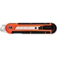 25mm Snap Off Blade Retractable Knife, Steel, Plastic Handle Ontario Safety Products