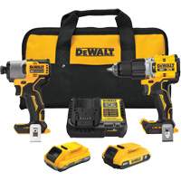 XR Brushless Cordless Premium Drill Driver Kit with 4 Ah POWERSTACK Battery and 2 Ah Battery, 20 V Ontario Safety Products