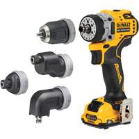 Ensemble perceuse/visseuse sans fil et sans balai XTREME 5-en-1, Lithium-ion, 12 V, Mandrin 3/8" Ontario Safety Products