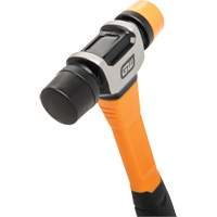 Marteau &agrave; faces souples, Poids de la t&ecirc;te 16 oz, Face Ordinaire, Prise Acier plein, 12-1/4" lo Ontario Safety Products