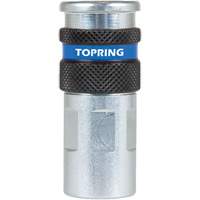 Raccord industriel rapide QUIKSILVER 2, Acier zingu&eacute;, 1/4", NPT femelle, 362 PSI Ontario Safety Products