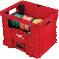 Bac distributeur de fils XL PACKOUT, 15-3/4" x 18-5/8" x 15", Noir/Rouge Ontario Safety Products