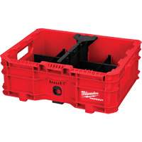 Bac &agrave; profil bas PACKOUT, 15" x 18-5/8" x 6-5/8", Noir/Rouge Ontario Safety Products