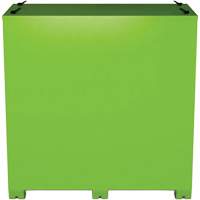 Armoire de rangement d'&eacute;PI sur place, Acier, Vert lime haute visibilit&eacute; Ontario Safety Products