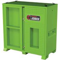 Armoire ventil&eacute;e pour le rangement d'&eacute;PI sur place, Acier, Vert lime haute visibilit&eacute; Ontario Safety Products