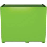 Armoire de rangement d'&eacute;PI sur place, Acier, Vert lime haute visibilit&eacute; Ontario Safety Products