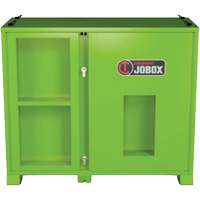 Armoire ventil&eacute;e pour le rangement d'&eacute;PI sur place, Acier, Vert lime haute visibilit&eacute; Ontario Safety Products