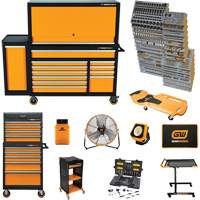 MEGAMOD Master Mechanics Tool Set in Premium Modular Foam Trays with Tool Storage & Shop Equipment, 1331 Pieces Ontario Safety Products