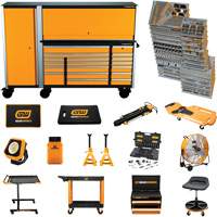 MEGAMOD Mechanics Tool Set in Premium Modular Foam Trays with Tool Storage & Shop Equipment, 1629 Pieces Ontario Safety Products
