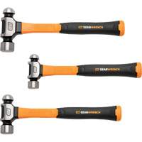 Ball Pein Hammers with Fiberglass Handles Set, 3 Pieces Ontario Safety Products