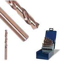 SST+ Jobbers Wire Gauge Drill Bit, High Speed Steel, #1, 3-11/16" L, 2-1/4" Flute, 135° Point Angle Ontario Safety Products