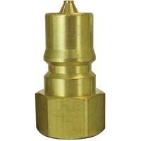 Bouchon pour raccord hydraulique rapide, 1/4" dia., Laiton Ontario Safety Products