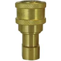 Hydraulic Quick Coupler - Brass Manual Coupler UP287 | Ontario Safety Product