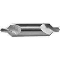 Combined Centre Drill and Countersink, #1, 0.0469" Small Diameter, 1/8" Large Diameter, High Speed Steel UU610 | Ontario Safety Product