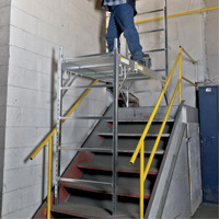 &eacute;chafaudages mobiles - &eacute;chafaudage maxi carr&eacute;, Cadre Aluminium, 74" p x 75" h Ontario Safety Products