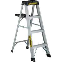 Escabeau industriel tr&egrave;s robuste s&eacute;rie 3400, 4', Aluminium, Capacit&eacute; 300 lb, Type 1A Ontario Safety Products