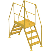 Crossover Ladder, 67 " Overall Span, 40" H x 24" D, 24" Step Width VC446 | Ontario Safety Product