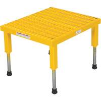 Plate-forme ajustable Step-Mate, 1 marche(s), 23-1/2" la x 19-9/16" lo x 16-1/2" h, Capacit&eacute; 500 lb Ontario Safety Products