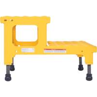 Plate-forme ajustable Step-Mate, 2 marche(s), 23-13/16" la x 22-7/8" lo x 15-1/4" h, Capacit&eacute; 500 lb Ontario Safety Products