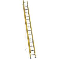 Extension Ladder, 375 lbs. Cap., 25' H, Grade 1AA VD535 | Ontario Safety Product