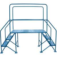 Crossover Ladder, 35-1/2" Overall Span, 31-1/2" H x 22" D, 22" Step Width Ontario Safety Products