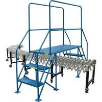 Crossover Ladder, 35-1/2" Overall Span, 31-1/2" H x 22" D, 22" Step Width Ontario Safety Products