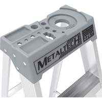 Step Ladder with Paint Tray, 10', Aluminum, 225 lbs. Capacity, Type 2 Ontario Safety Products